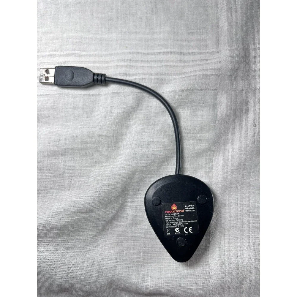 Red Octane Les Paul Wireless Dongle Receiver Only For PS3 FOR PARTS AS IS